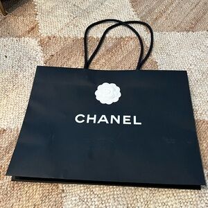 Black Chanel Shopping Bag